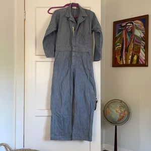 Vintage women’s railroad coveralls small